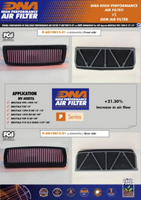 DNA Filters MV Agusta Brutale 910 / 920 2010- Air Filter