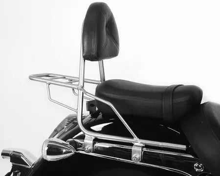 Hepco & Becker Sissy Bar Honda VT 750 Shadow from 04 07' With Rear Rack