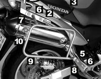 Hepco & Becker Lock-it Side Carrier Honda XLV 1000 Varadero from 07'
