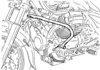 Hepco & Becker Crash Bars Moto Guzzi California EV / Classic / Jackal / Stone / Metal