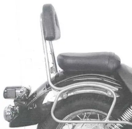 Hepco & Becker Sissy Bar Yamaha XVS 125 / 250 Drag Star Wihtout Rear Rack 2000-2004