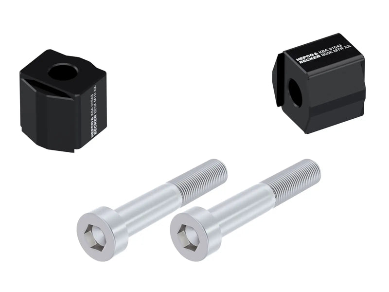 Hepco & Becker Handlebar Riser Blocks KTM 390 Adventure 2020- 25mm Black
