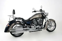 Hepco & Becker Sissy Bar Victory Kingpin With Rear Rack
