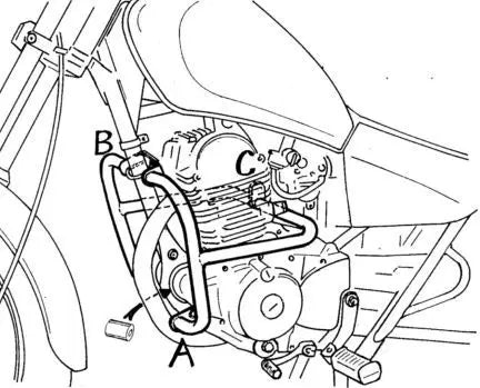 Hepco & Becker Crash Bars Yamaha SR 125
