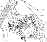 Hepco & Becker Crash Bars Suzuki DR 650 SE from 96'
