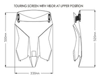Puig Touring Windscreen KTM 390 Adventure 2020-2023