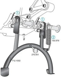 Hepco & Becker Centerstand Aprilia Pegaso Strada 650