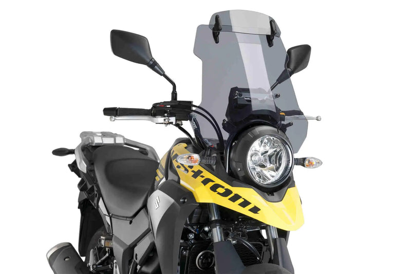 Puig Touring Screen With Visor Suzuki DL 250 V-Strom 2017- Smoke