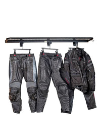 biker tidy large shelf motorcycle helmet jacket pant storage
