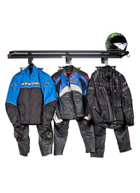 biker tidy large shelf motorcycle helmet jacket pant storage