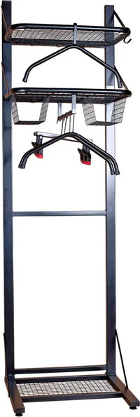 biker tidy single floor standing motorcycle apparel storage