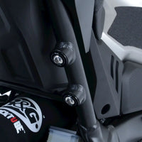 r g racing rear foot rest blanking plug for honda cb125r 18 cb300r 18 cb650r 19 cbr650r 19 ducati multistrada v4s 21 single