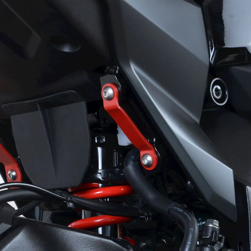 r g racing rear foot rest blanking plates for suzuki katana 19
