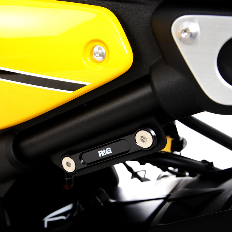 r g racing rear foot rest blanking plate for ktm rc 390 rc 200 rc 125 22 yamaha xsr 125 21 left side
