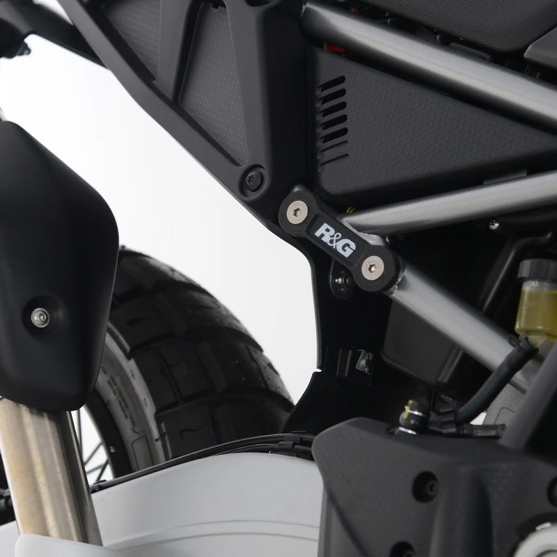 r g racing rear foot rest blanking plates for the aprilia tuareg 660 22 pair