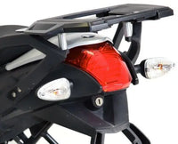 hepco becker rear alurack bmw r1200r with oem bmw side cases