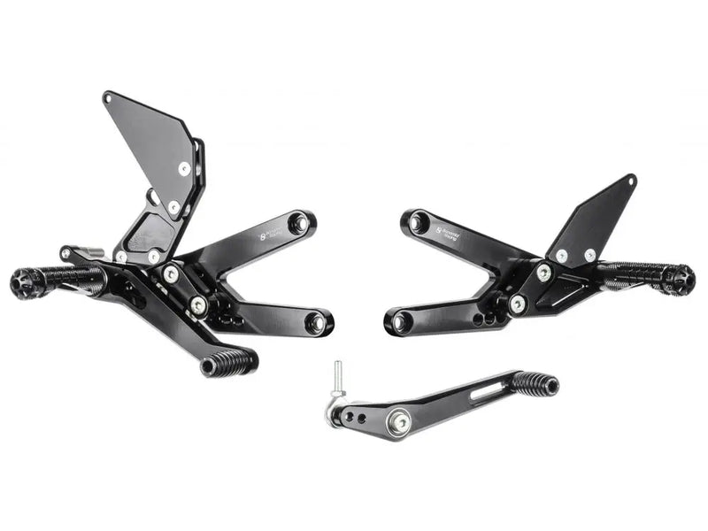 bonamici motorcycle rearsets triumph daytona 675 with quickshifter 2013 2017