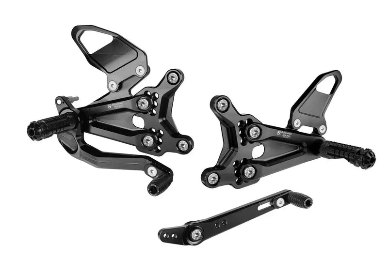 bonamici motorcycle rearsets triumph speed triple 1200rs 2022