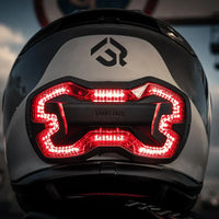 brake free motorcycle smart led helmet brake light