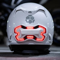 brake free motorcycle smart led helmet brake light