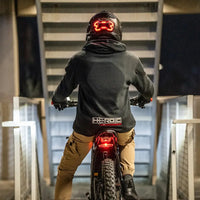 brake free motorcycle smart led helmet brake light