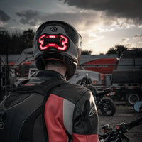 brake free motorcycle smart led helmet brake light