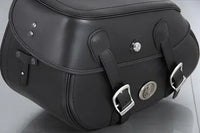 hepco becker buffalo leather bag set 30 liter c bow only