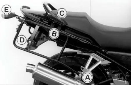 Hepco & Becker Side Carrier Yamaha FZS 600 / S Fazer up to 99'