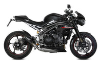 MIVV Exhaust Slip-On MK3 Triumph Speed Triple R / S / RS 2018-2020 Carbon Fiber