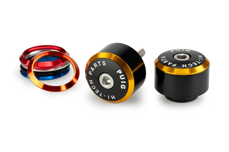 Puig Balance Bar Ends Black With Colored Rings Honda MSX125 Grom 2021-2023