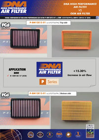 DNA Filters BMW R1200R / R1200RS 2013-2019 Air Filter