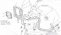 hepco becker tank guard bmw r850 r1100 gs