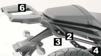 hepco becker rear alurack honda cbr600f 11
