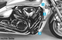 hepco becker engine guard suzuki m 1800 r intruder