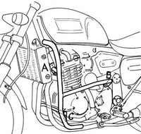 hepco becker engine guard triumph thunderbird legend tt