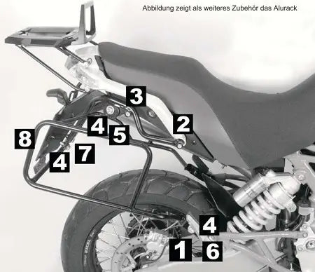 Hepco & Becker Lock-it Side Carrier Moto Morini Granpasso 1200