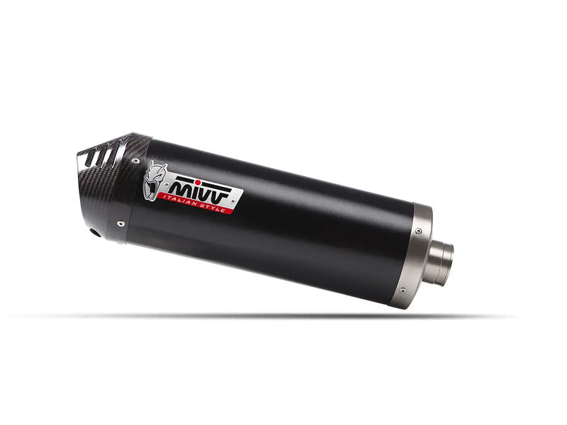MIVV Exhaust Slip-On Oval Kymco AK550 2017-2020 Black
