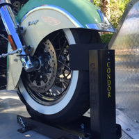 condor motorcycle wheel chock stand trailer only