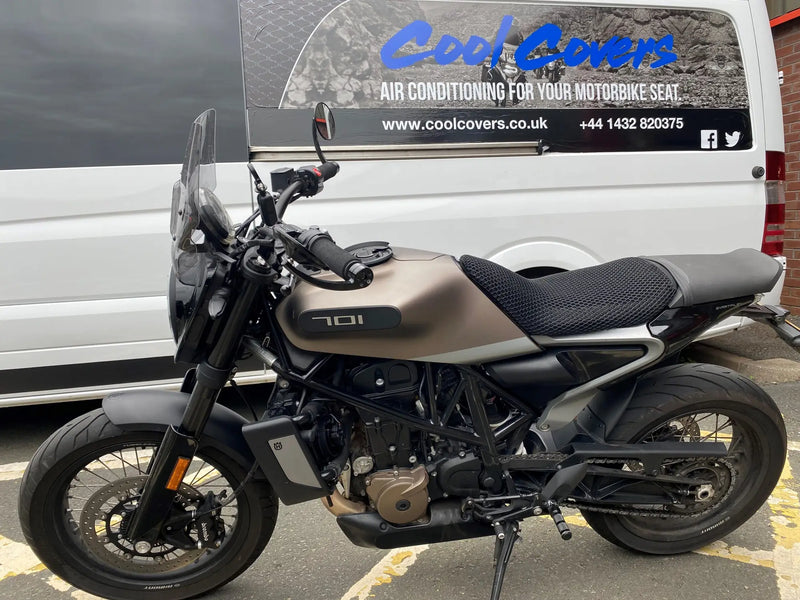 cool covers motorcycle seat cover husqvarna svartpilen 701 2019 2022