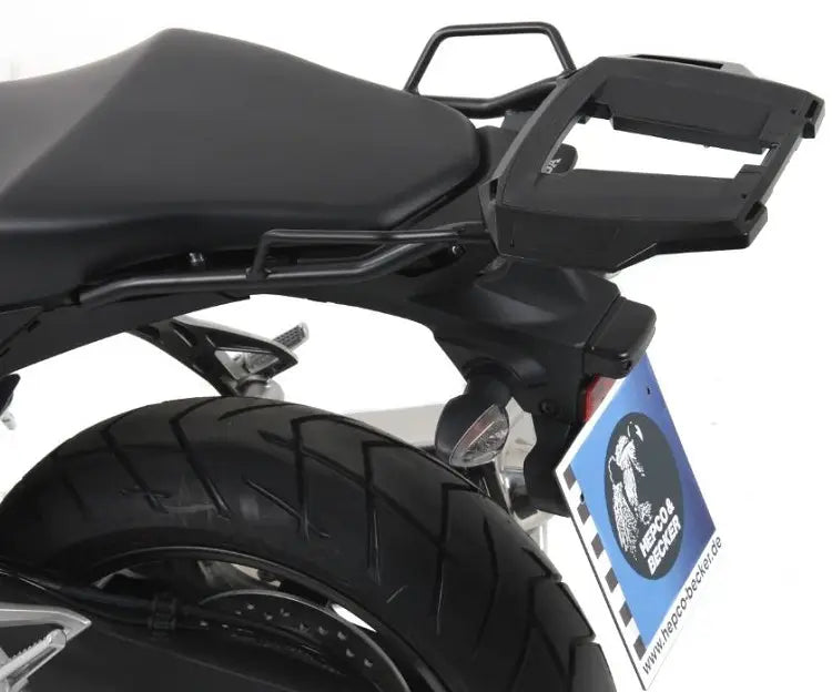 hepco becker rear alurack honda crossrunner