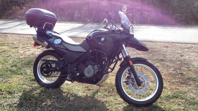 BMW G650 with Hepco Becker Journey Top Case