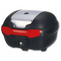 Hepco & Becker Rear Alurack Honda Wave 110i with Journey 40 Top Case in Silver