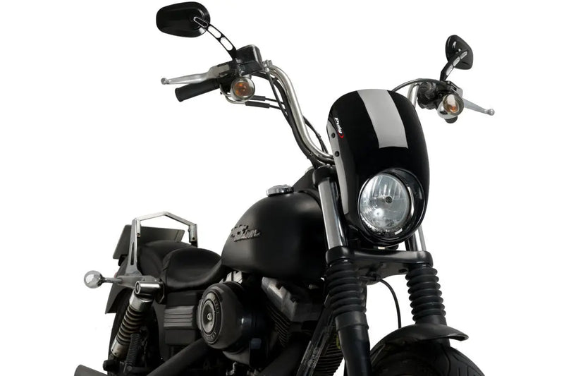 Puig Anarchy Screen Harley Davidson Dyna Street Bob FXDB 2007-2017 Black