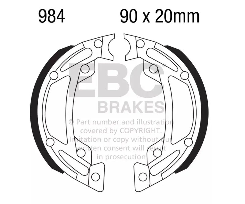 EBC Brake Pads For Husqvarna Husky Boy 2000-2002