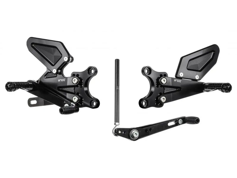 Bonamici Motorcycle Rearsets Triumph Street Triple 765 2017-2022