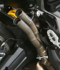 MIVV Exhaust Double Gun Slip-On Ducati Multistrada 950 / 1200 Enduro 2016- Titanium