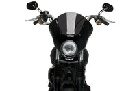 puig dark night semifairing gloss black housing harley davidson dyna street bob fxdb 2007 2017