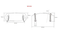 puig screen deflector clip on for puig touring screen