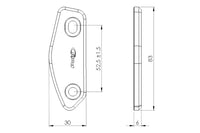 puig mirror block off plates suzuki gsx r250 2017 2019