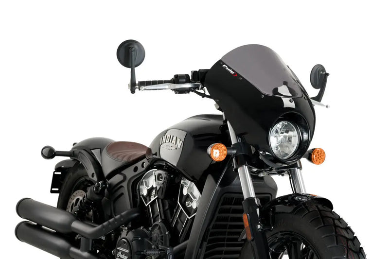 puig dark night semifairing gloss black housing indian scout bobber 2018